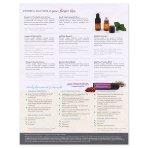 Dr. Mariza Snyders Balance Your Hormones With Essential Oils Tear Pad (25 Sheets)