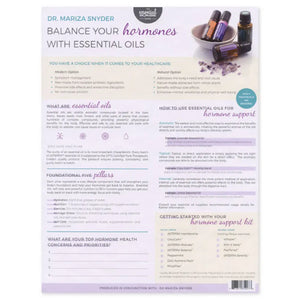 Dr. Mariza Snyders Balance Your Hormones With Essential Oils Tear Pad (25 Sheets)