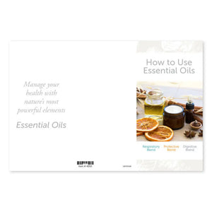 How To Use Essential Oils: Respiratory Protective And Digestive Blends Brochure (Pack Of 25) English