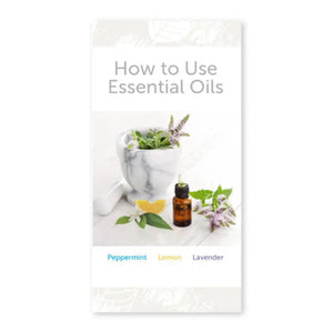 How To Use Essential Oils: Peppermint Lemon And Lavender Brochure (Pack Of 25)
