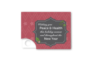 Premium Essential Oil Sample Cards (Pack Of 12) Red Holiday