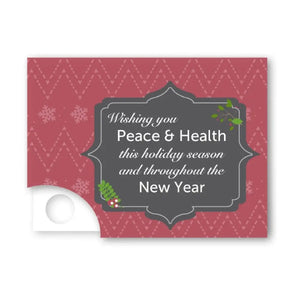 Premium Essential Oil Sample Cards (Pack Of 12) Red Holiday