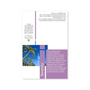 Premium Essential Oil Sample Cards (Pack Of 12) Serenity
