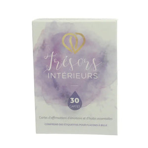 French Treasures Within Emotions And Essential Oil Affirmation Cards Bottle Labels