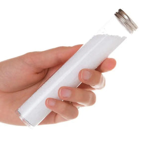 75 Ml Clear Plastic Tube With Silver Lid (Pack Of 6)