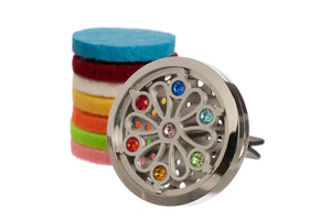 Chakra Stainless Steel Car Diffuser