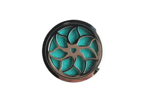 Lily Heart Stainless Steel Car Diffuser