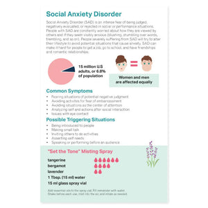 "Using Essential Oils to Cope with Anxiety" Booklet, inside sample