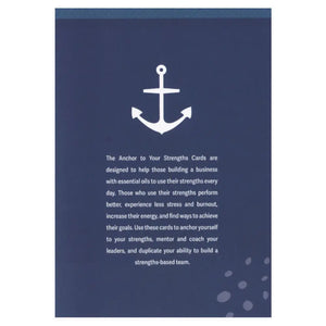 Anchor To Your Strengths Card Deck (34 Cards)