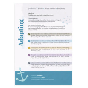 Anchor To Your Strengths Card Deck (34 Cards)