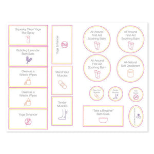 Essential Fitness Recipe Booklet With Labels