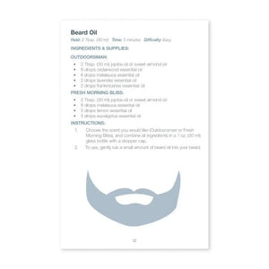 The Essential Man Recipe Booklet With Labels