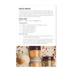 The Essential Man Recipe Booklet With Labels