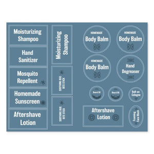 The Essential Man Recipe Booklet With Labels