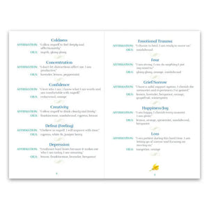 Essential Emotions Recipe Booklet With Labels