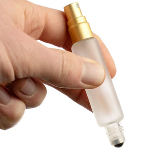 10 Ml Duo Roll-On And Spray Glass Vials (Pack Of 2)