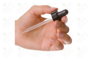 Dropper Cap Assembly For The 4 Oz. Blue Glass Bottle (Single Dropper)