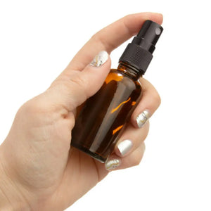 30 Ml Amber Glass Vials With Misting Sprayers (Pack Of 6)