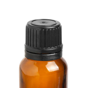 Black Euro-Style Caps For Vials With Neck Size 18-415 (Pack Of 6)