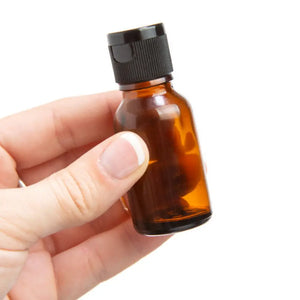 Black Snap-Top Cap For Standard 5 10 And 15 Ml Essential Oil Vials 18-415 Neck Size (Pack Of 6)