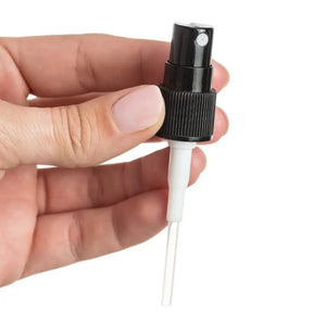 Black Misting Sprayers For 1/3 And 1/6 Oz. Glass Roll-On Vials (Pack Of 6)