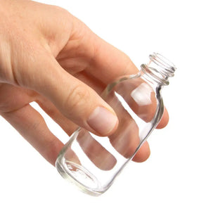 2 Oz. Clear Glass Bottle (20-400 Neck Size)