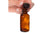 1 oz. Amber Glass Bottles with Black Caps (Pack of 6)
