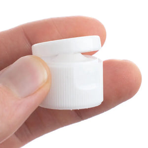White Snap-Top Cap 20-410 Neck Size