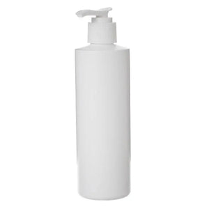 8 oz. White Plastic Bottle with Pump