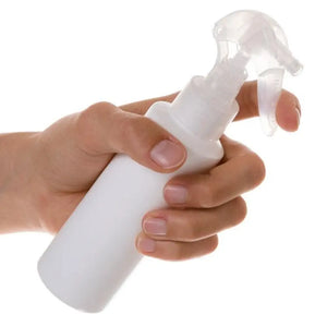 4 Oz. White Plastic Bottle With Natural Trigger Sprayer