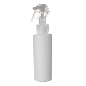 4 oz. White Plastic Bottle with Natural Trigger Sprayer