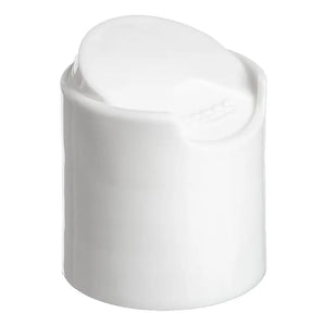White Disc-Top Cap (24-410 Neck Size)