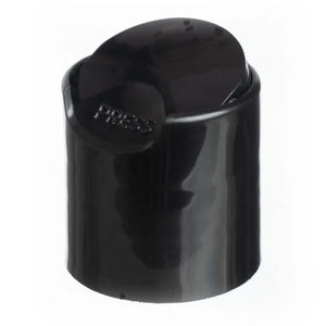 Black Disc-Top Cap 24-410 Neck Size