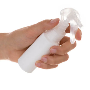 2 Oz. White Plastic Bottles With Natural Trigger Sprayers (Pack Of 6)