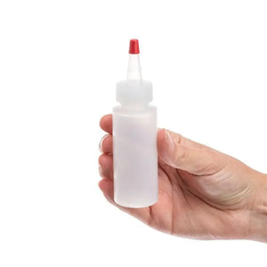 2 Oz. Natural Plastic Bottles With Yorker Spout And Lid (Pack Of 6)