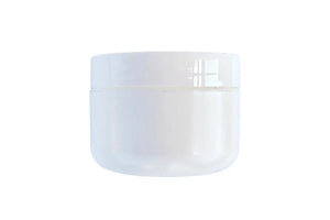 1 Oz. White Plastic Salve Container With Lid