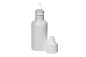 1/2 oz. White Plastic Dropper Bottles (Pack of 6)