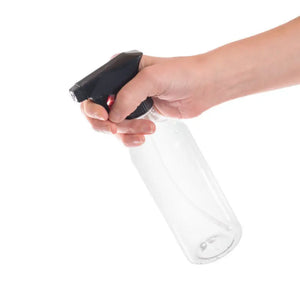 16 Oz. Plastic Bottle With Black Trigger Sprayer