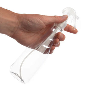 8 Oz. Clear Pet Plastic Woozy Bottle With Natural Trigger Sprayer