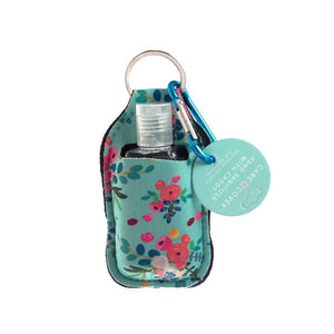 Care Cover Hand Sanitizer With Travel Green Floral