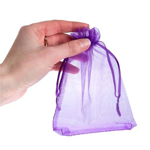7 X 5 Organza Gift Bags (Pack Of 10)