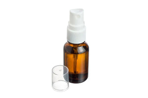 18Mm White Fine-Mist Spray Top For 5 10 15 And 30 Ml Amber Glass Vials 18-415 Neck Size (Pack Of 6)
