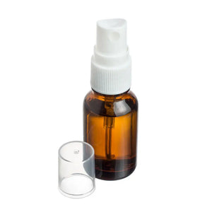 18Mm White Fine-Mist Spray Top For 5 10 15 And 30 Ml Amber Glass Vials 18-415 Neck Size (Pack Of 6)