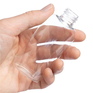 2 Oz. Clear Pet Plastic Cosmo Oval Bottle (20-410 Neck Size)