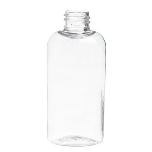 2 oz. Clear PET Plastic Cosmo Oval Bottle (20-410 Neck Size)
