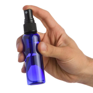 2 Oz. Blue Pet Plastic Bullet Bottle (20-410 Neck Size)