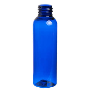 2 oz. Blue PET Plastic Bullet Bottle (20-410 Neck Size)