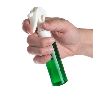2 Oz. Green Plastic Bottle With White Trigger Sprayer