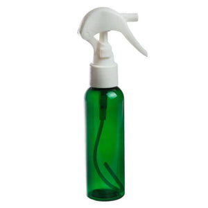 2 Oz. Green Plastic Bottle With White Trigger Sprayer
