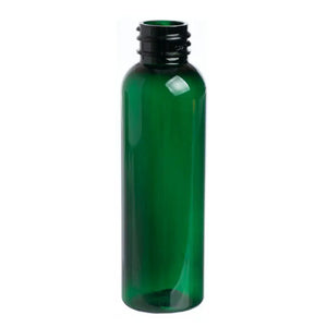 2 oz. Green PET Plastic Bullet Bottle (20-410 Neck Size)